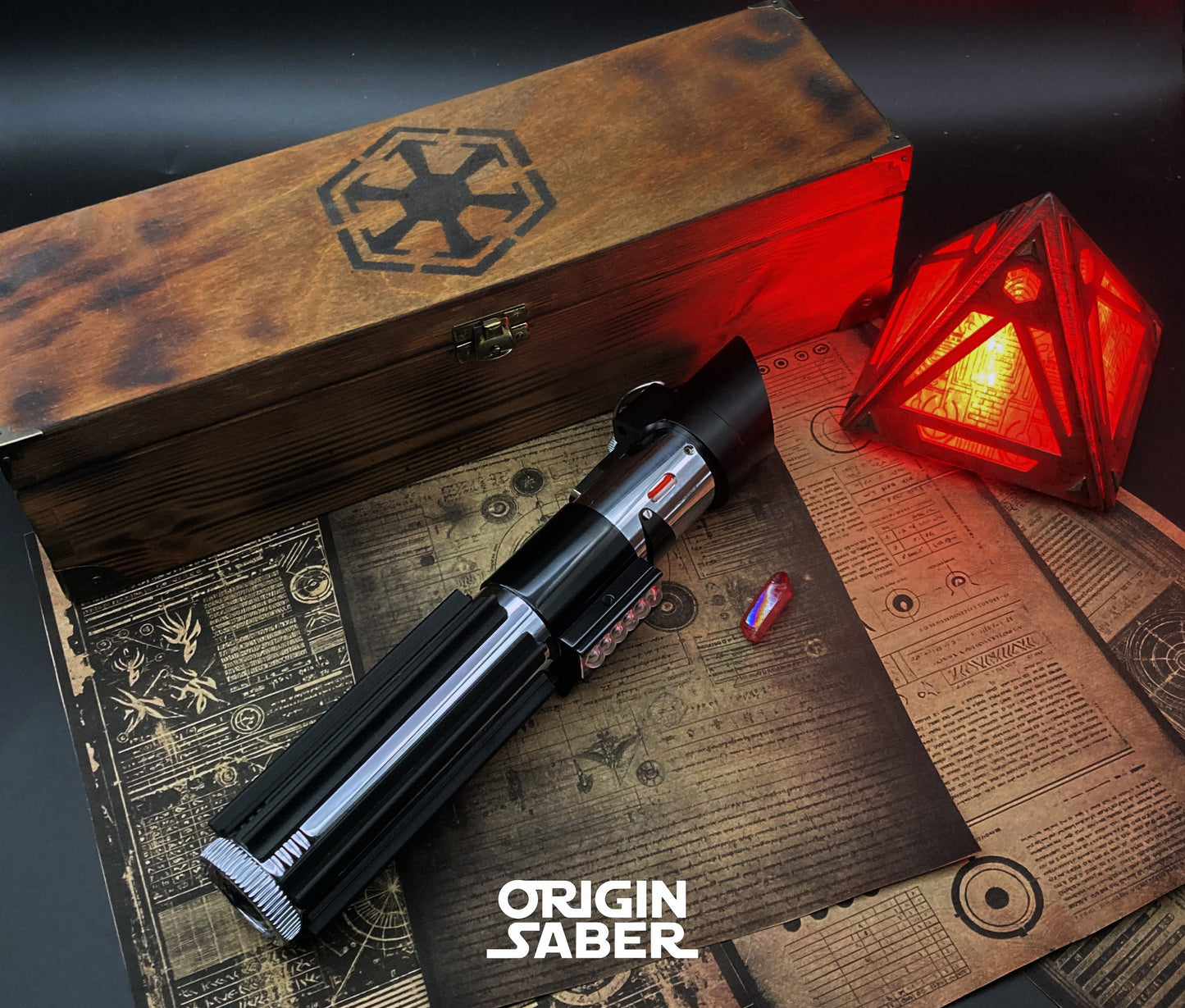 Installed Vader saber with CFX